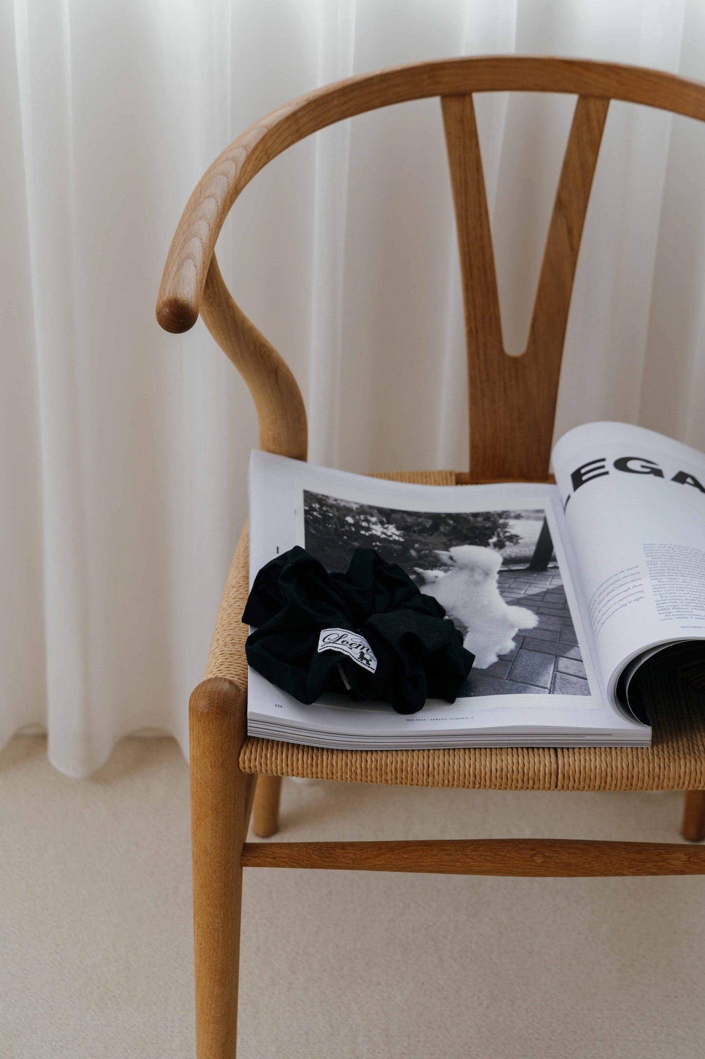 pup & tote -black-