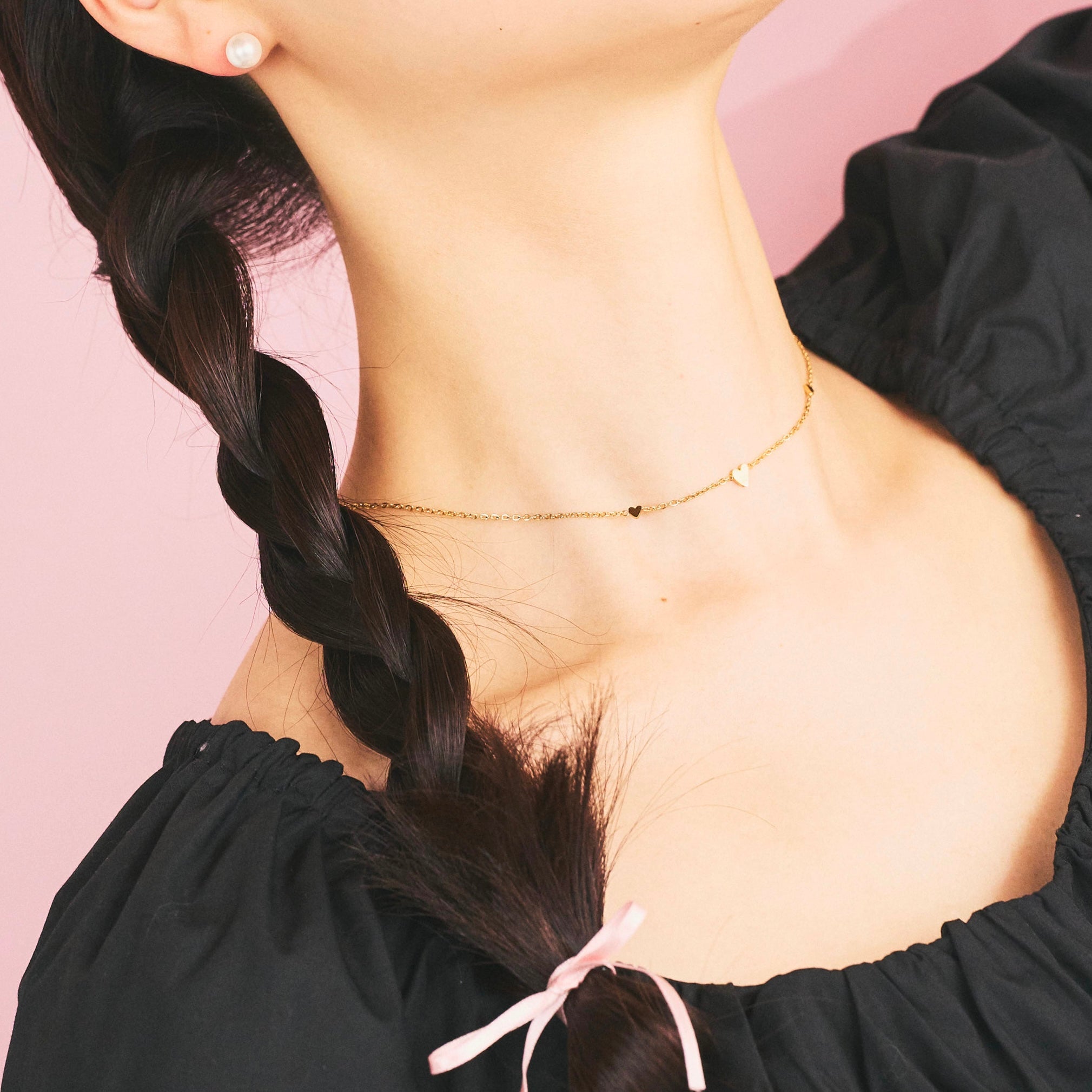 再入荷】three heart necklace – LOEM TOKYO