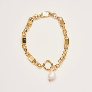 chain pearl bracelet