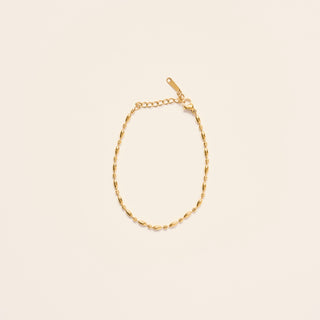 oblong chain bracelet