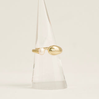pearl hold ring [stainless]