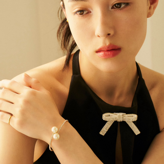 【sold out】two pearl stone bangle