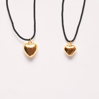 string heart necklace